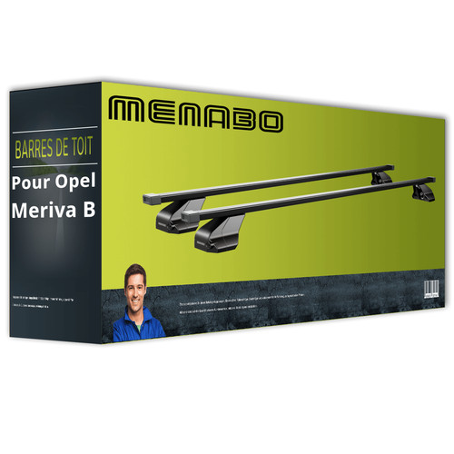 Barres toit acier pour opel - toit,